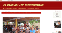 Desktop Screenshot of elchavaldemaracaibo.blogspot.com
