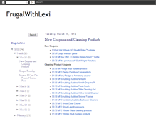 Tablet Screenshot of frugalwithlexi.blogspot.com