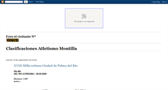 Desktop Screenshot of clasificacionesmistersport.blogspot.com