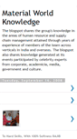 Mobile Screenshot of materialworldknowledge.blogspot.com