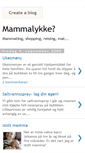 Mobile Screenshot of mammalykke.blogspot.com