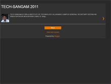 Tablet Screenshot of bittech-sangam2011.blogspot.com