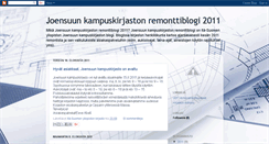 Desktop Screenshot of joensuunkampuskirjastonremonttiblogi.blogspot.com