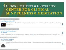 Tablet Screenshot of centerformindfulness.blogspot.com