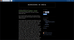 Desktop Screenshot of indiasmonsoons.blogspot.com