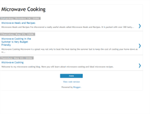 Tablet Screenshot of microwave-cooking.blogspot.com