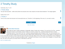 Tablet Screenshot of 2timothy-study.blogspot.com