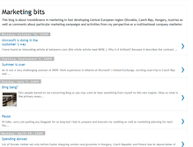 Tablet Screenshot of marketingbits.blogspot.com