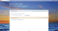 Desktop Screenshot of mrhuge2011.blogspot.com