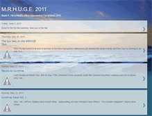 Tablet Screenshot of mrhuge2011.blogspot.com