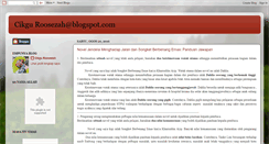 Desktop Screenshot of cikguroosezah.blogspot.com