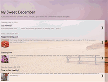 Tablet Screenshot of mysweetdecember.blogspot.com