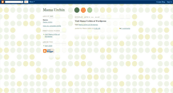 Desktop Screenshot of mamaurchin.blogspot.com