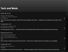 Tablet Screenshot of modsandtech.blogspot.com