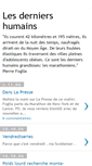 Mobile Screenshot of derniershumains.blogspot.com