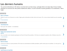 Tablet Screenshot of derniershumains.blogspot.com