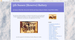 Desktop Screenshot of 5thsussex.blogspot.com