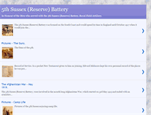 Tablet Screenshot of 5thsussex.blogspot.com