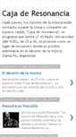 Mobile Screenshot of cajaderesonancia.blogspot.com