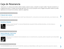 Tablet Screenshot of cajaderesonancia.blogspot.com