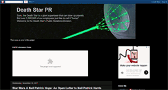 Desktop Screenshot of deathstarpr.blogspot.com