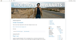 Desktop Screenshot of moedigvoorwaarts.blogspot.com