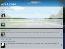 Tablet Screenshot of daveandgwynnevans.blogspot.com