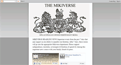 Desktop Screenshot of mikiverseheadlinenews.blogspot.com