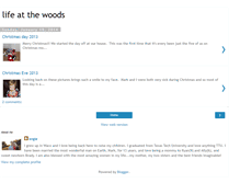 Tablet Screenshot of lifeatthewoods.blogspot.com