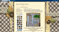 Desktop Screenshot of beccascraftycorner.blogspot.com
