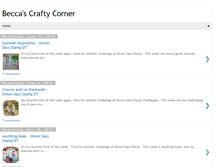 Tablet Screenshot of beccascraftycorner.blogspot.com