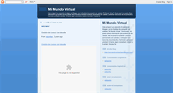 Desktop Screenshot of mimundovirtual.blogspot.com