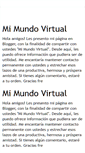 Mobile Screenshot of mimundovirtual.blogspot.com