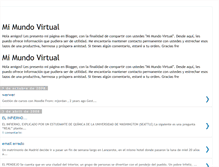 Tablet Screenshot of mimundovirtual.blogspot.com