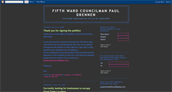 Desktop Screenshot of councilmanpauldrennen.blogspot.com