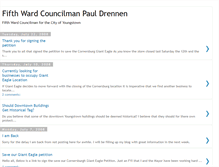 Tablet Screenshot of councilmanpauldrennen.blogspot.com