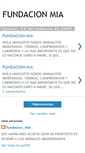 Mobile Screenshot of fundacionmia.blogspot.com