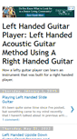 Mobile Screenshot of lefthandedguitarplayer.blogspot.com