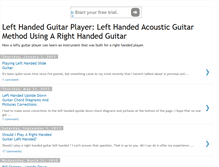 Tablet Screenshot of lefthandedguitarplayer.blogspot.com