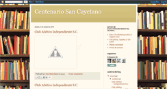 Desktop Screenshot of centenariosancayetano.blogspot.com