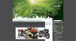 Desktop Screenshot of latest-bike.blogspot.com