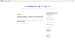 Desktop Screenshot of gosto-comer.blogspot.com
