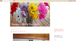 Desktop Screenshot of kwiatyzbibulyinietylko.blogspot.com