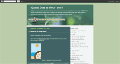 Desktop Screenshot of duasdedieta.blogspot.com