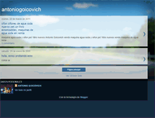 Tablet Screenshot of antoniogoicovich.blogspot.com