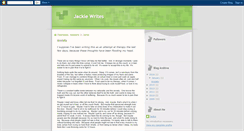 Desktop Screenshot of jackie-writes.blogspot.com