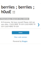 Mobile Screenshot of berriies-house.blogspot.com