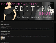 Tablet Screenshot of foreverheartxx.blogspot.com