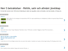 Tablet Screenshot of herr-s-betraktelser.blogspot.com
