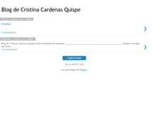 Tablet Screenshot of cristina-cardenas.blogspot.com